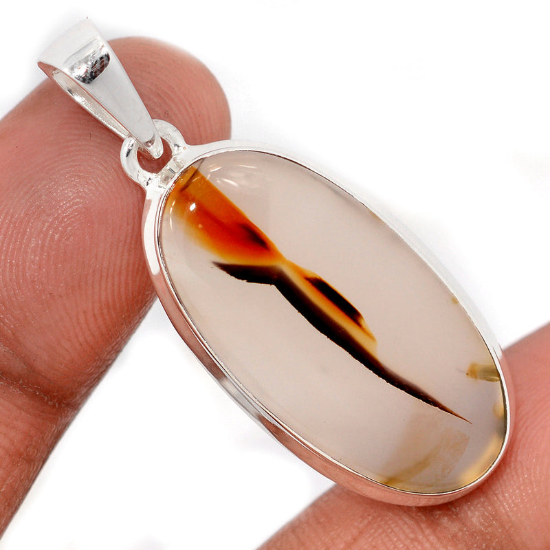 1.7" Montana Agate Pendants - MNTP1023