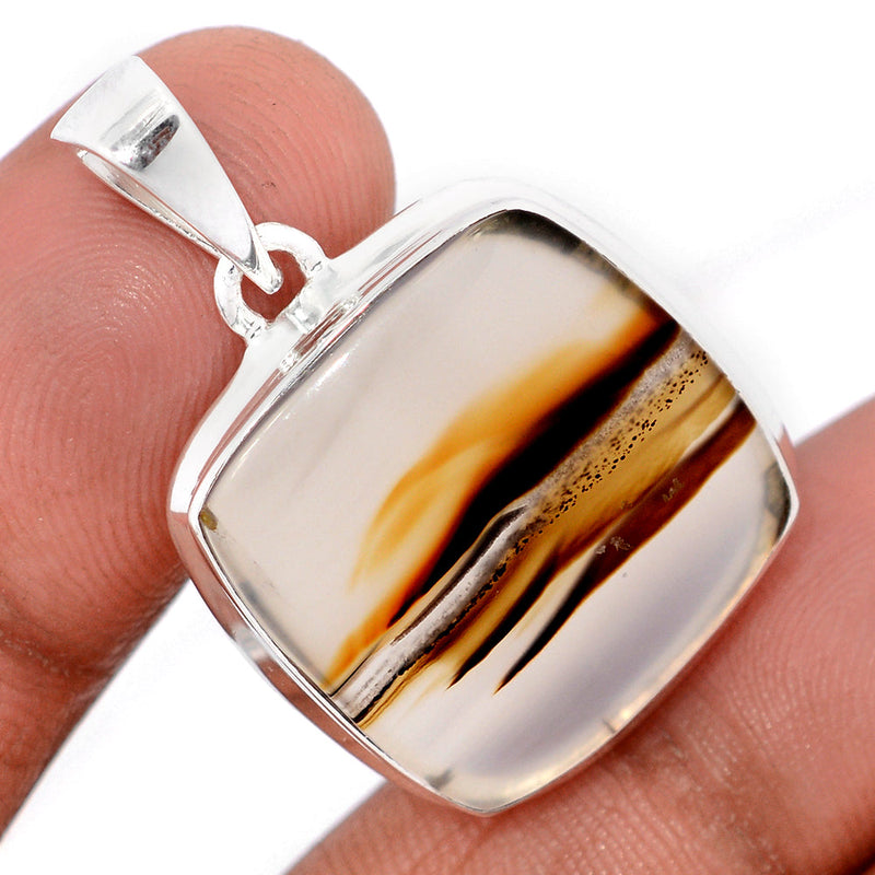1.3" Montana Agate Pendants - MNTP1032