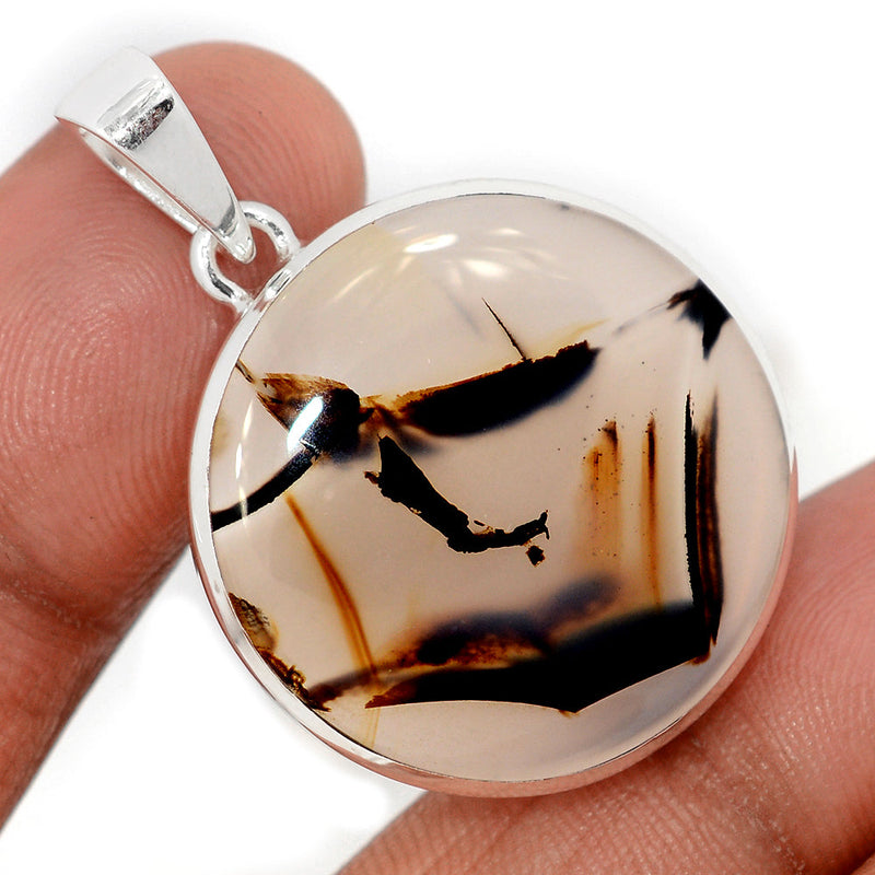 1.5" Montana Agate Pendants - MNTP1038