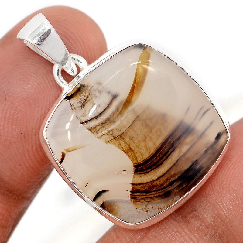 1.2" Montana Agate Pendants - MNTP1048
