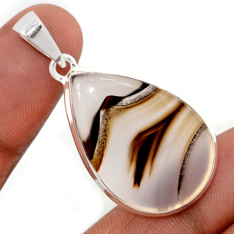 1.7" Montana Agate Pendants - MNTP1052