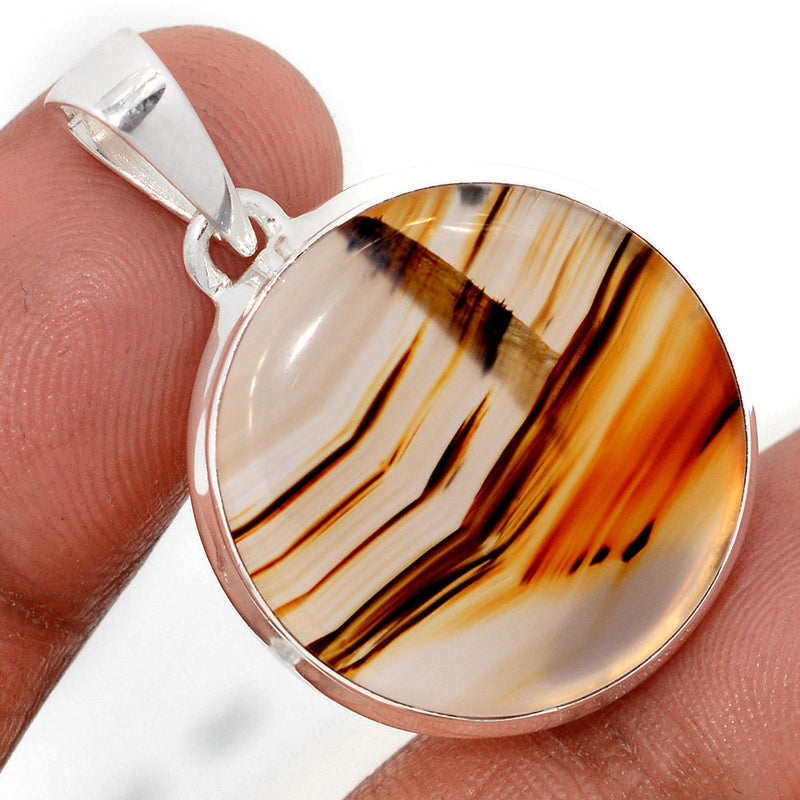 1.5" Montana Agate Pendants - MNTP1057