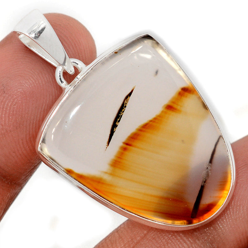 1.6" Montana Agate Pendants - MNTP1059