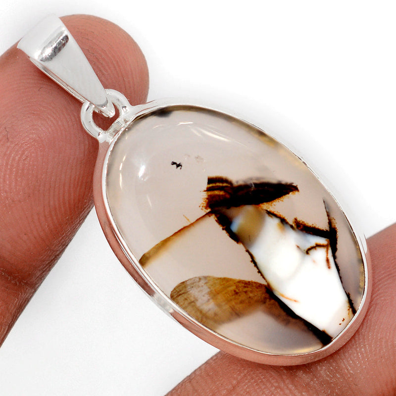 1.7" Montana Agate Pendants - MNTP1062