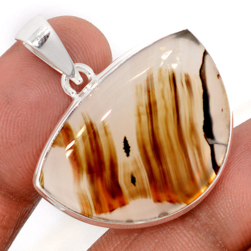 1.3" Montana Agate Pendants - MNTP1064