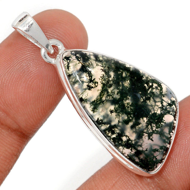 1.7" Moss Agate Pendants - MOSP1652