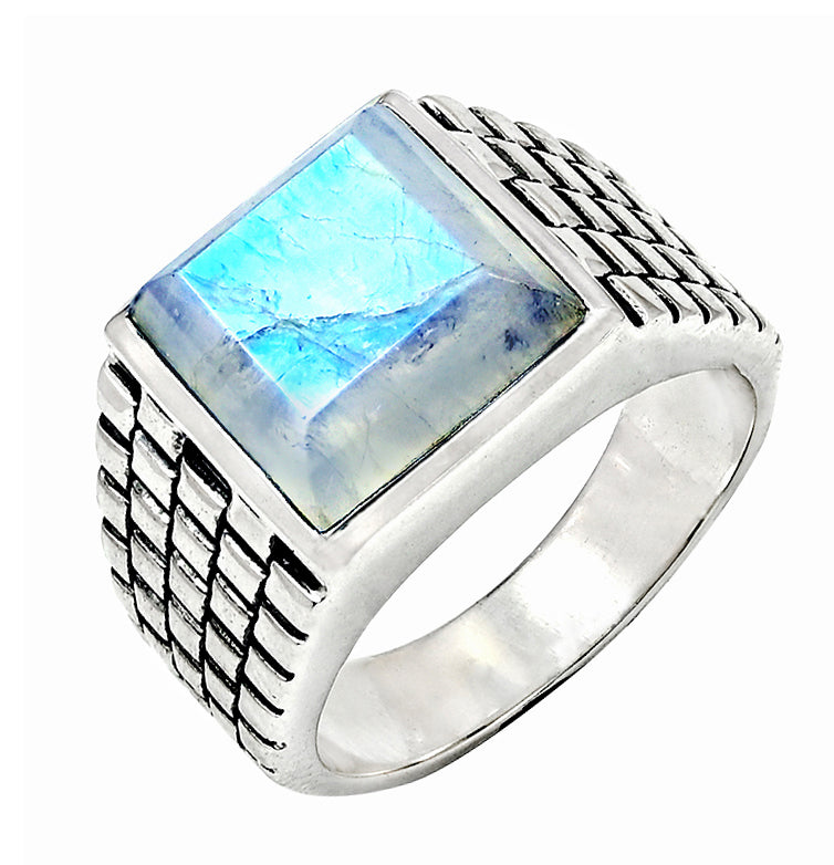 Moonstone Faceted Men&