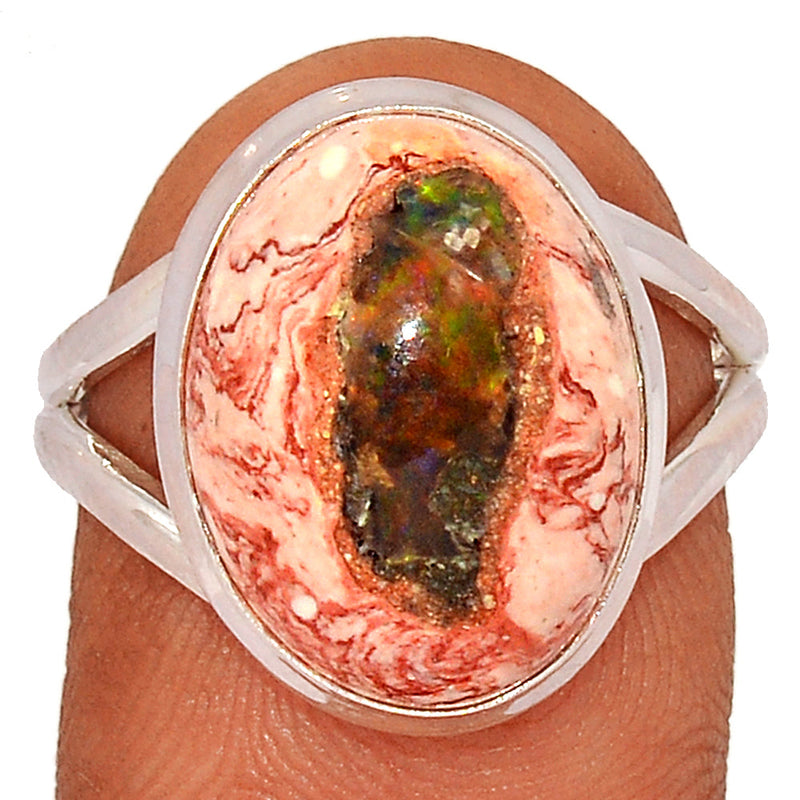 Mexican Opal Ring - MXOR1226