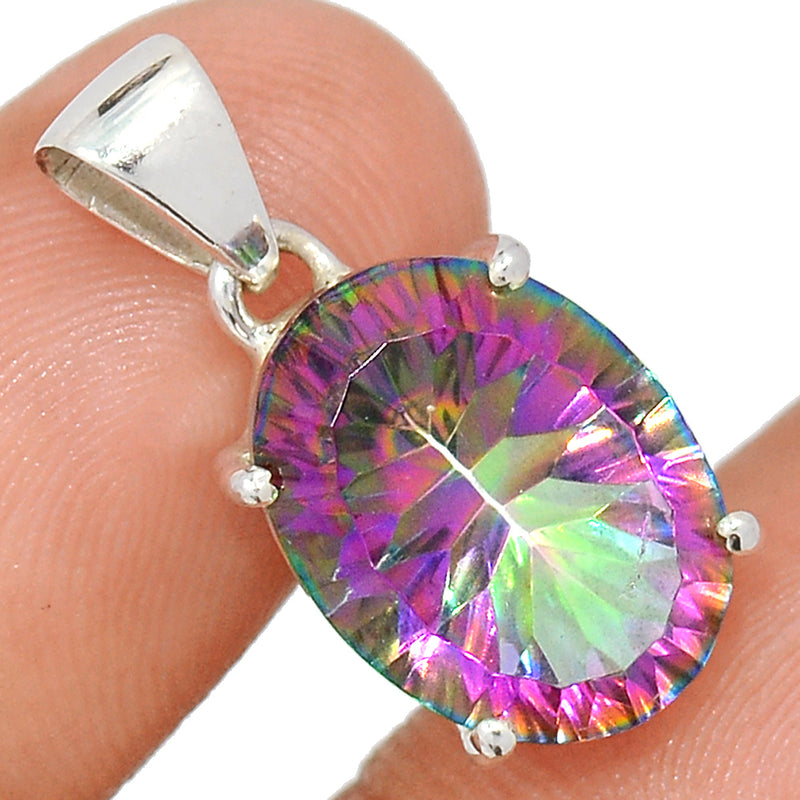 1" Claw - Mystic Topaz Pendants - MYSP757