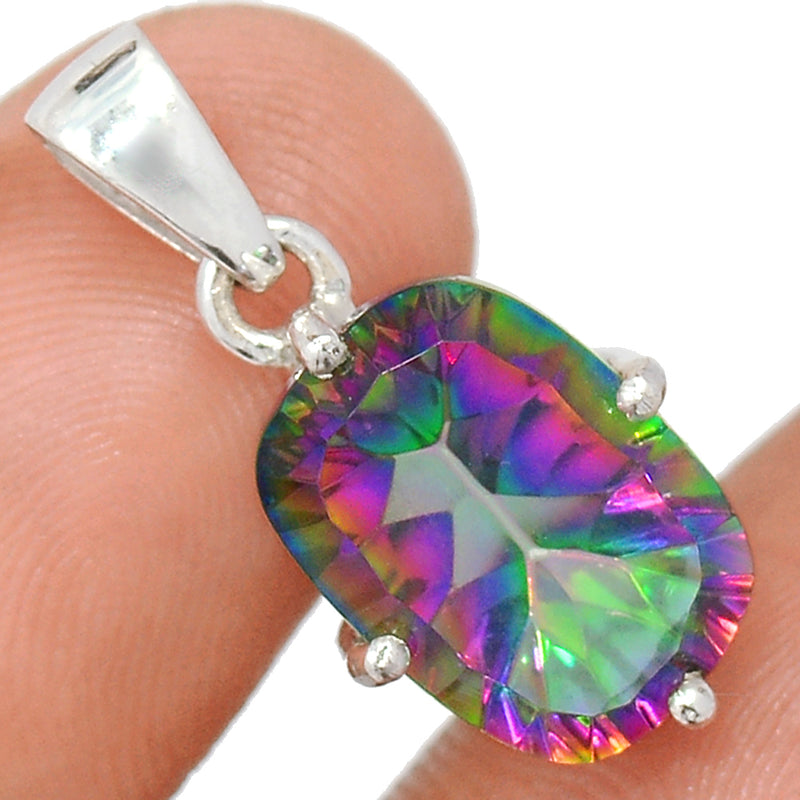 1" Claw - Mystic Topaz Pendants - MYSP787