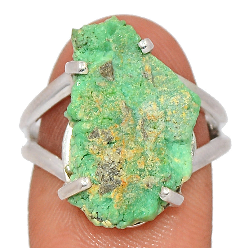 Claw - Number 8 Mine Turquoise Rough Ring - N8MR13