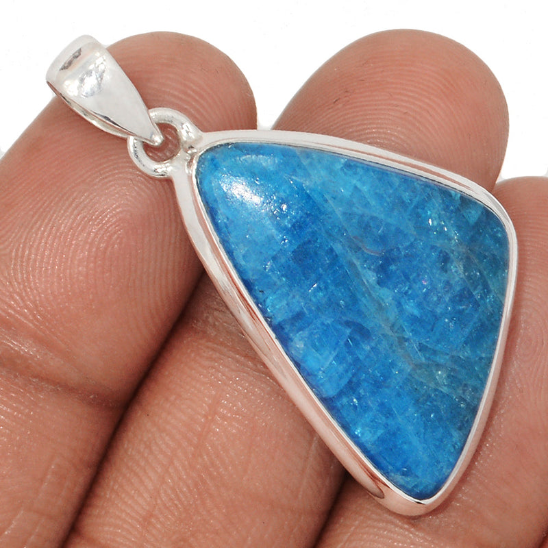 1.6" Neon Blue Apatite Cabochon Pendants - NACP719