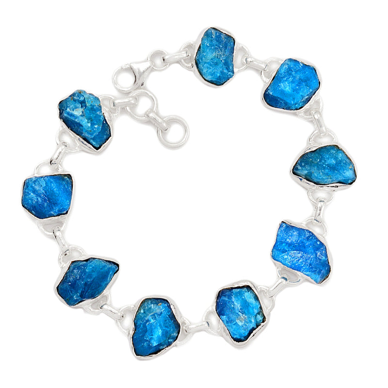 8.1" Neon Blue Apatite Bracelets - NBAB48
