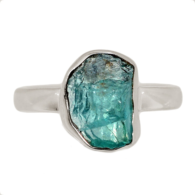 Neon Blue Apatite Ring - NBAR876