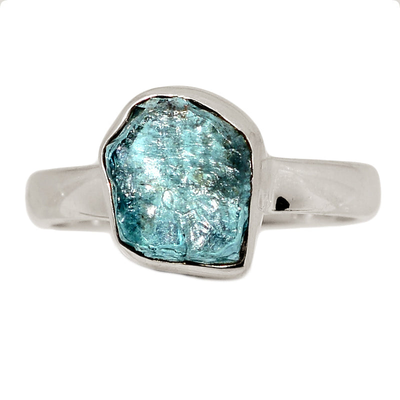 Neon Blue Apatite Ring - NBAR896