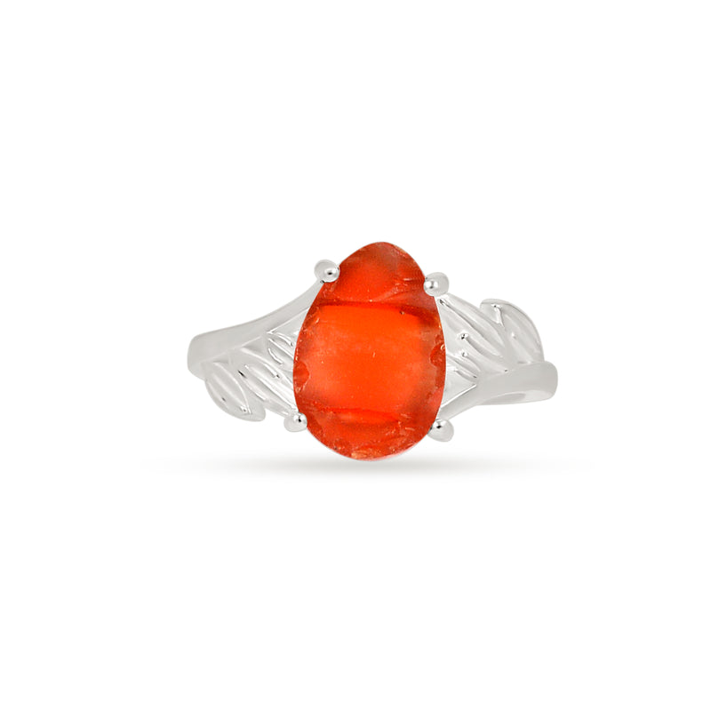 8*12 MM Pear - Red Onyx Rough Ring - ND-R54RO Catalogue - Adjustable Ring