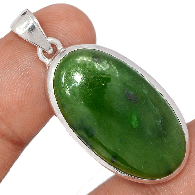 1.6" Nephrite Jade Pendants - NFZP1018
