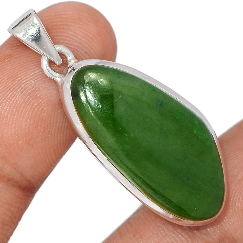 1.6" Nephrite Jade Pendants - NFZP1019