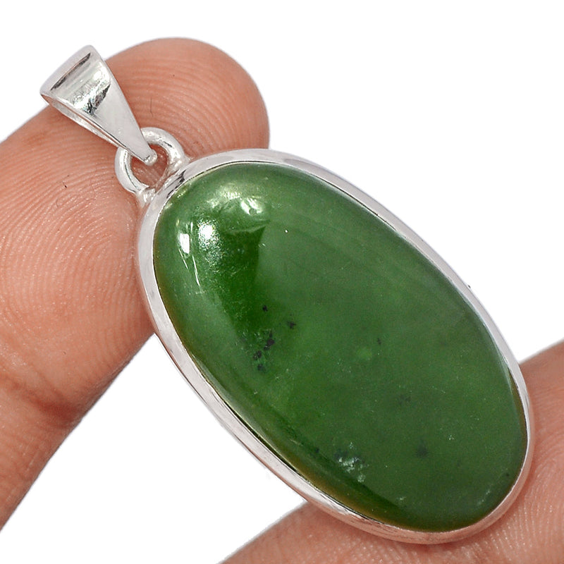 1.7" Nephrite Jade Pendants - NFZP1022