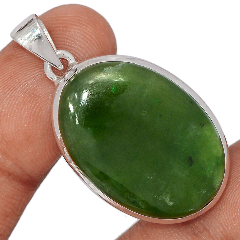 1.6" Nephrite Jade Pendants - NFZP1029