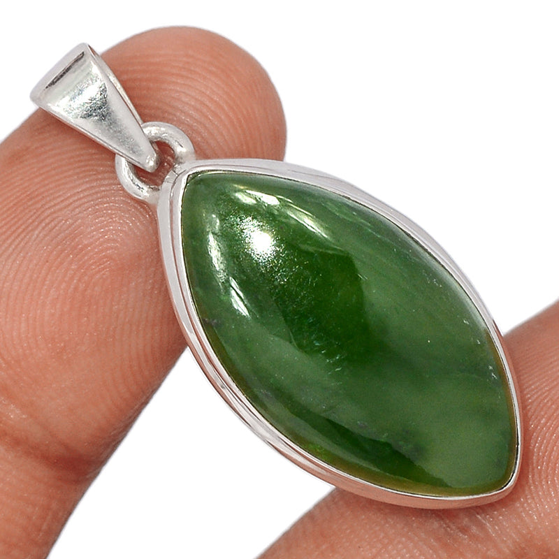 1.5" Nephrite Jade Pendants - NFZP1045
