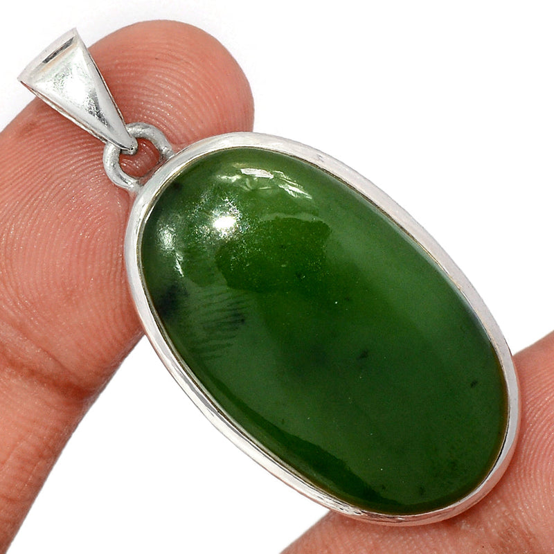 1.7" Nephrite Jade Pendants - NFZP1071