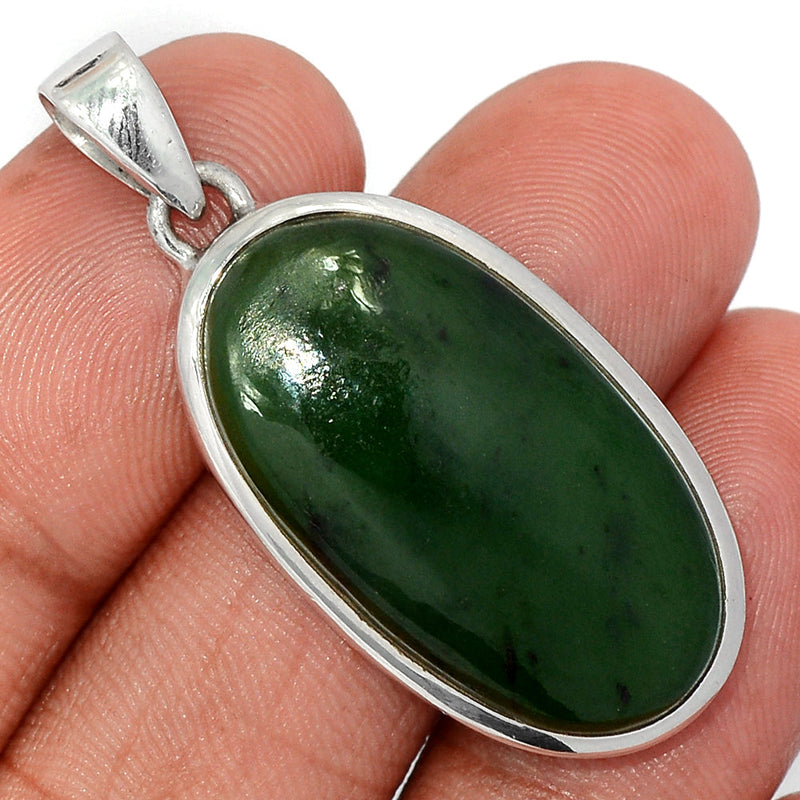 1.6" Nephrite Jade Pendants - NFZP1081