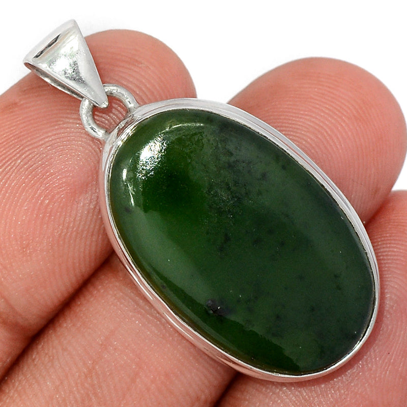 1.5" Nephrite Jade Pendants - NFZP1082