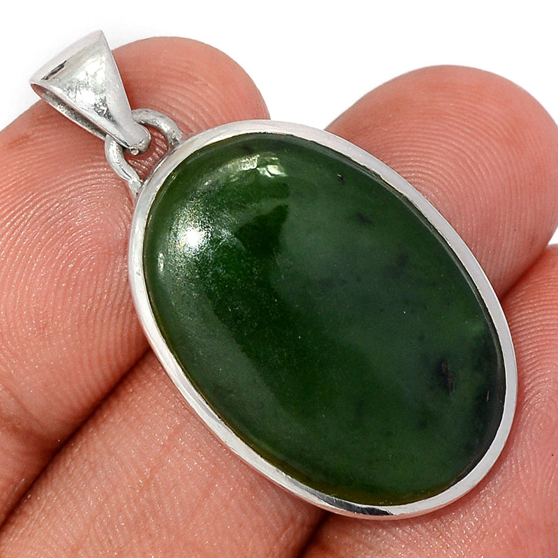 1.5" Nephrite Jade Pendants - NFZP1083