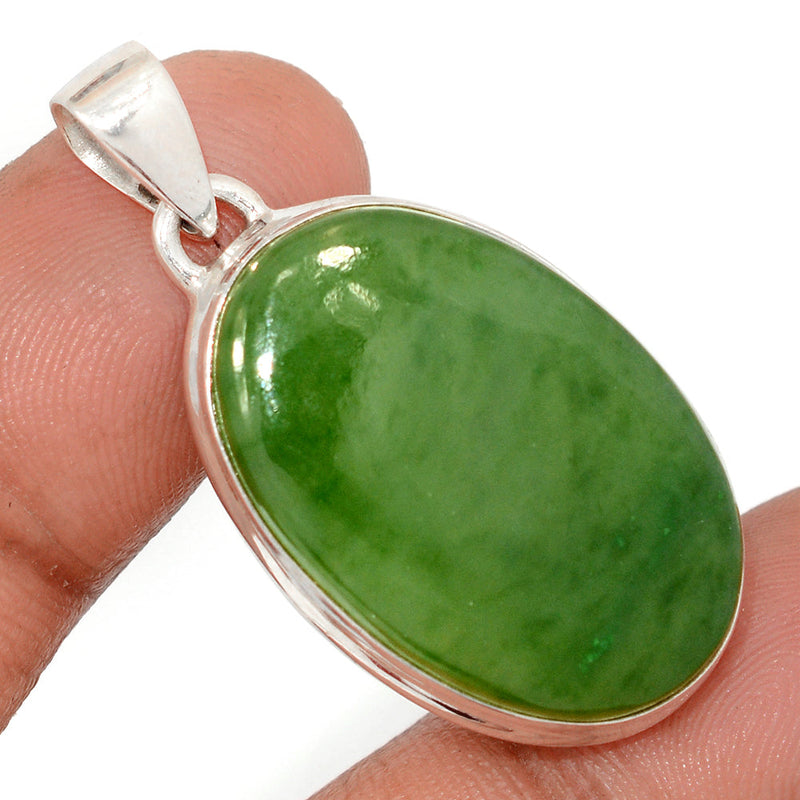 1.6" Nephrite Jade Pendants - NFZP1128
