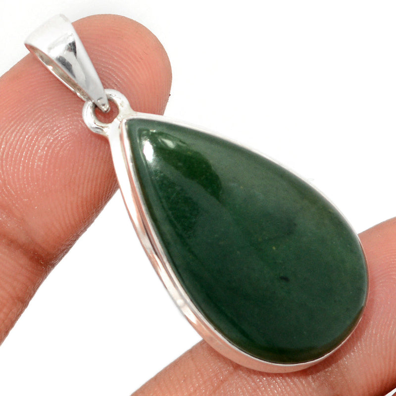 1.8" Nephrite Jade Pendants - NFZP1146