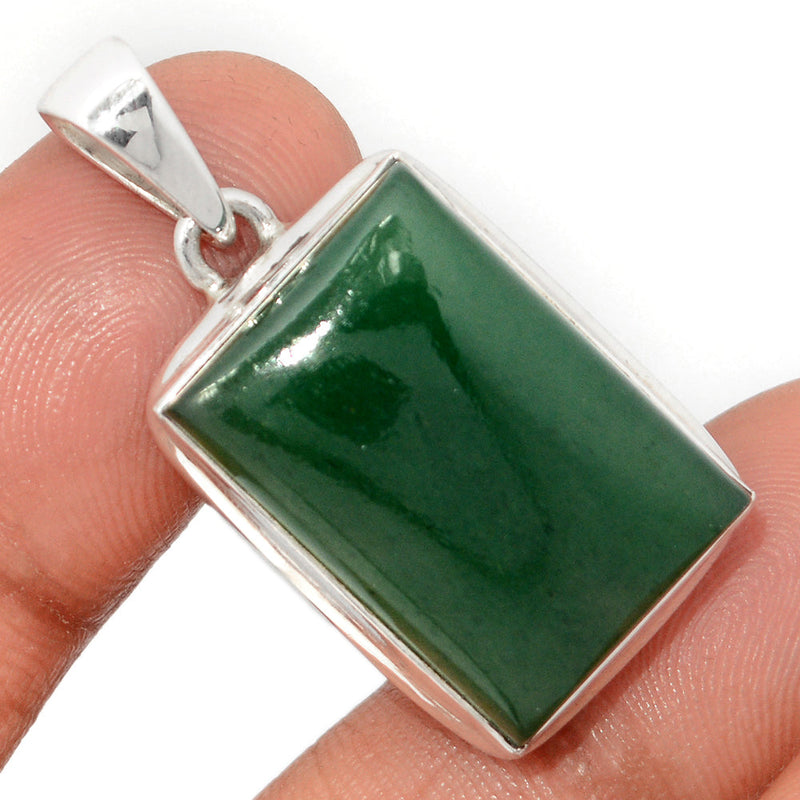 1.5" Nephrite Jade Pendants - NFZP1163