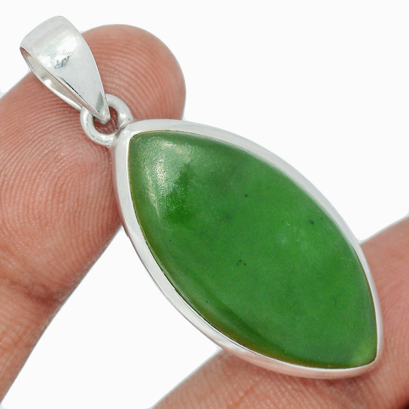 1.8" Nephrite Jade Pendants - NFZP961