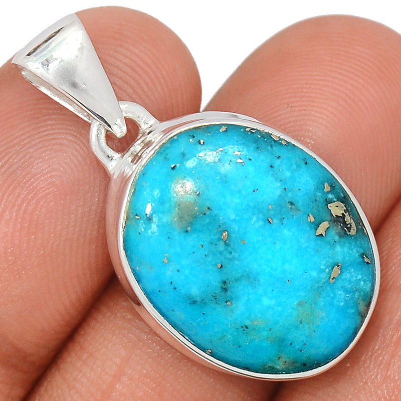 1.2" Nishapur Persian Turquoise Pendants - NITP715