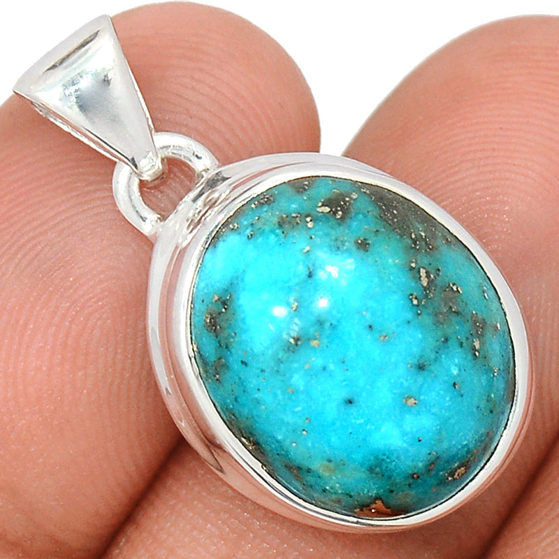 1.1" Nishapur Persian Turquoise Pendants - NITP721