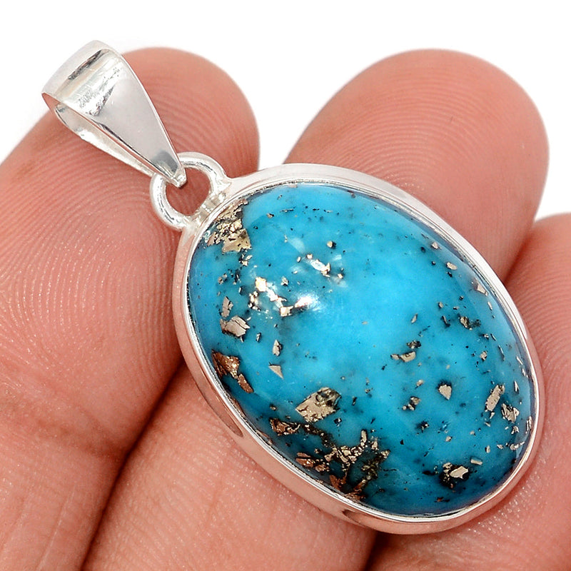 1.6" Nishapur Persian Turquoise Pendants - NITP729