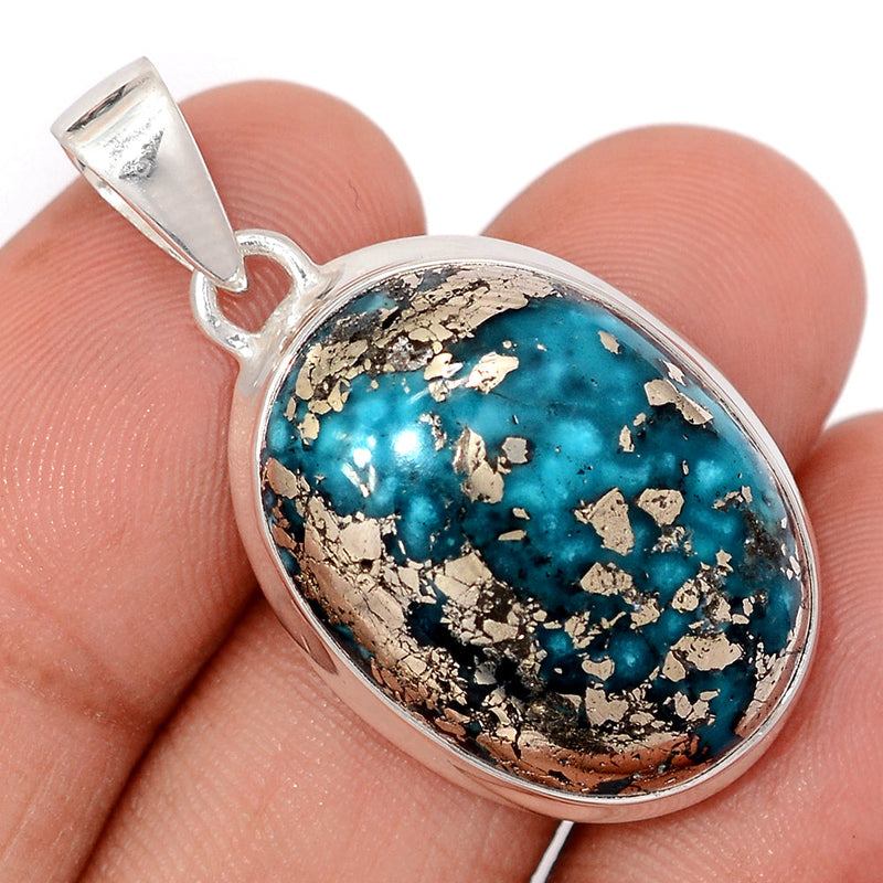 1.5" Nishapur Persian Turquoise Pendants - NITP758