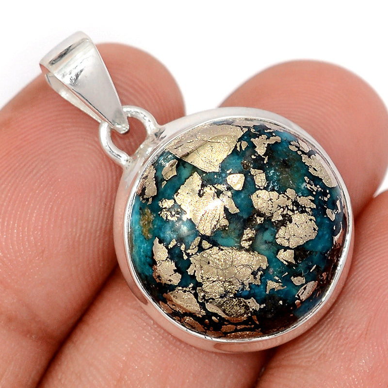 1.3" Nishapur Persian Turquoise Pendants - NITP780