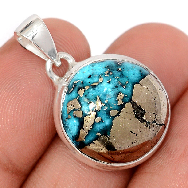 1.2" Nishapur Persian Turquoise Pendants - NITP782