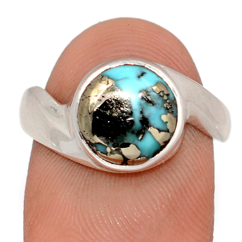 Solid - Nishapur Persian Turquoise Ring - NITR1054