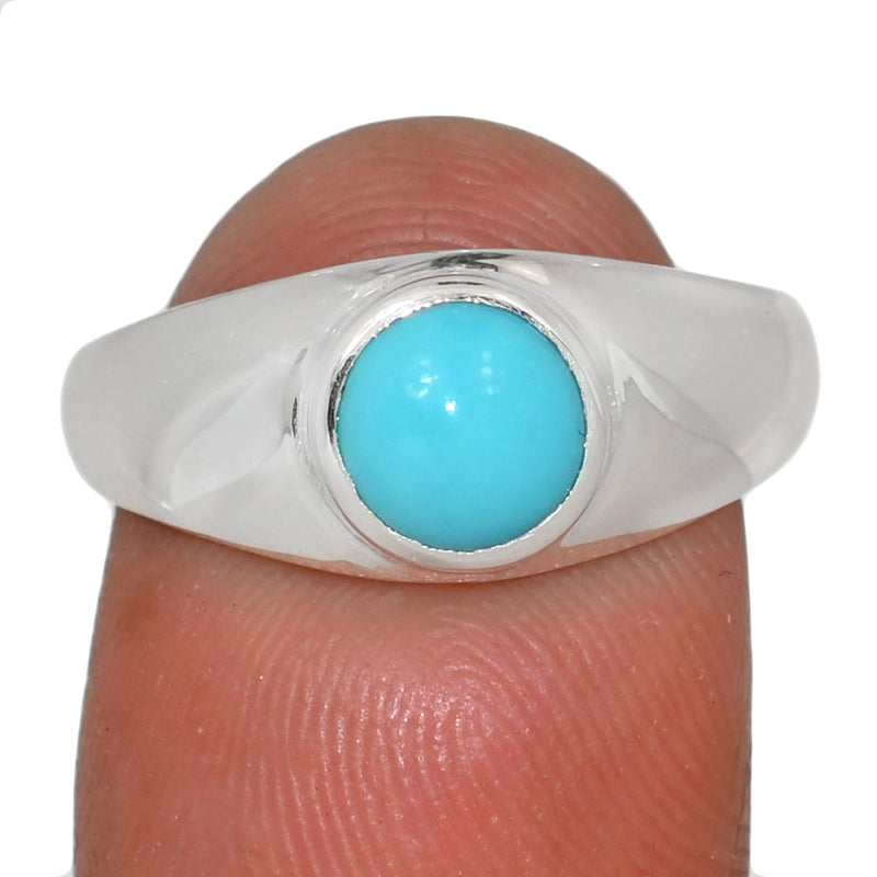 Solid - Natural Kingman Turquoise Ring - NKTR284