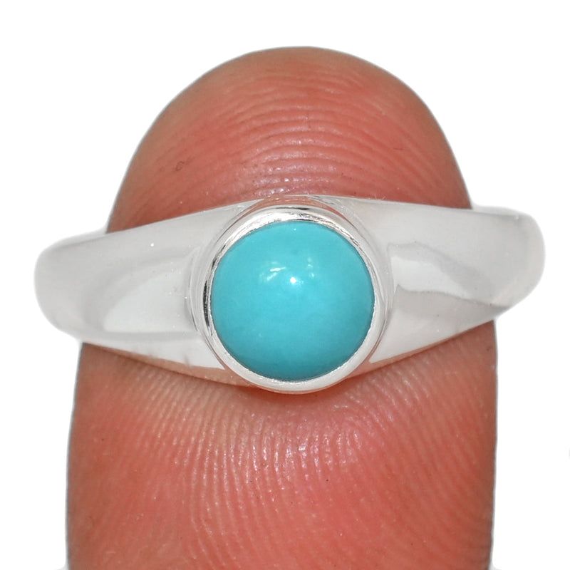 Solid - Natural Kingman Turquoise Ring - NKTR285