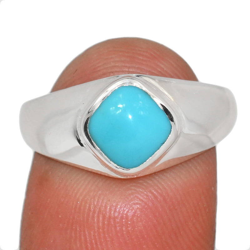 Solid - Natural Kingman Turquoise Ring - NKTR288