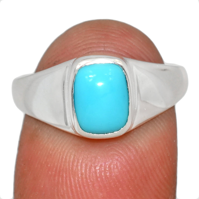 Solid - Natural Kingman Turquoise Ring - NKTR294