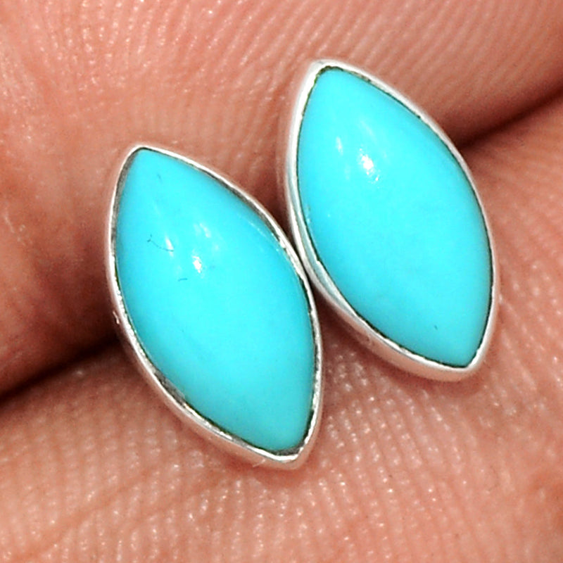 Natural Kingman Turquoise Studs - NKTS131