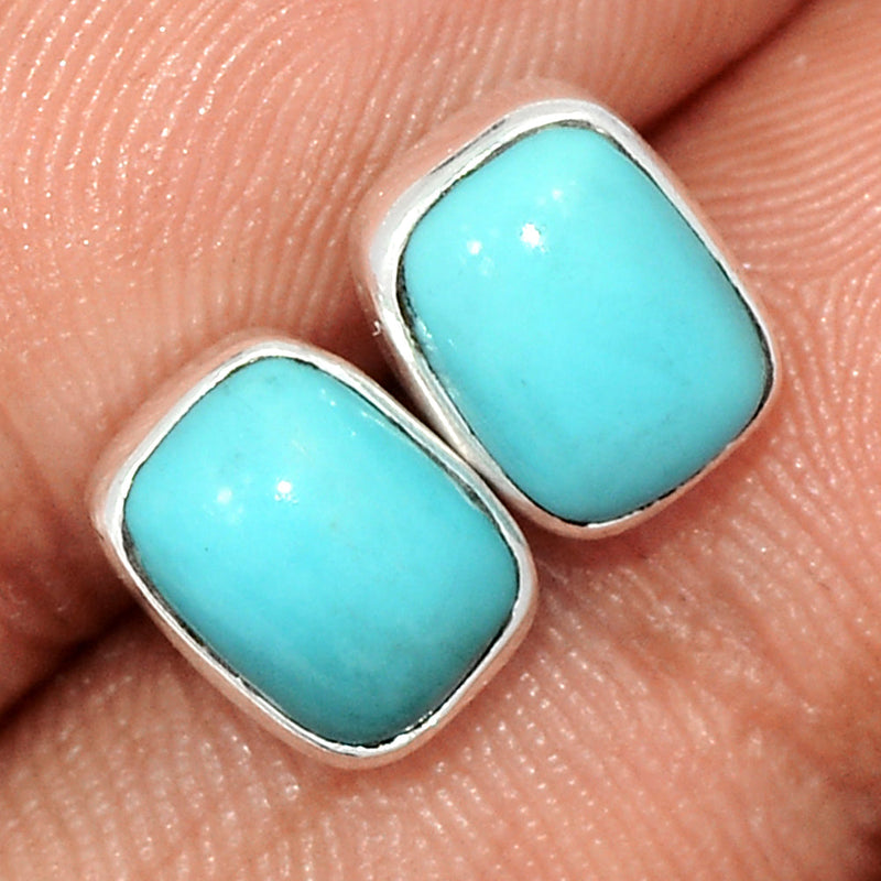 Natural Kingman Turquoise Studs - NKTS141