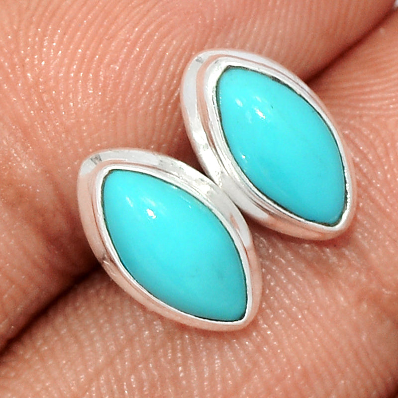 Natural Kingman Turquoise Studs - NKTS143