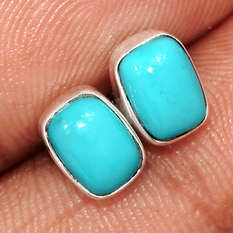 Natural Kingman Turquoise Studs - NKTS170