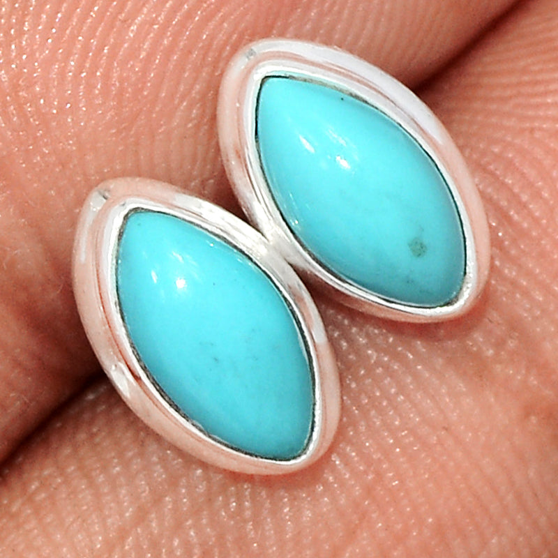Natural Kingman Turquoise Studs - NKTS178