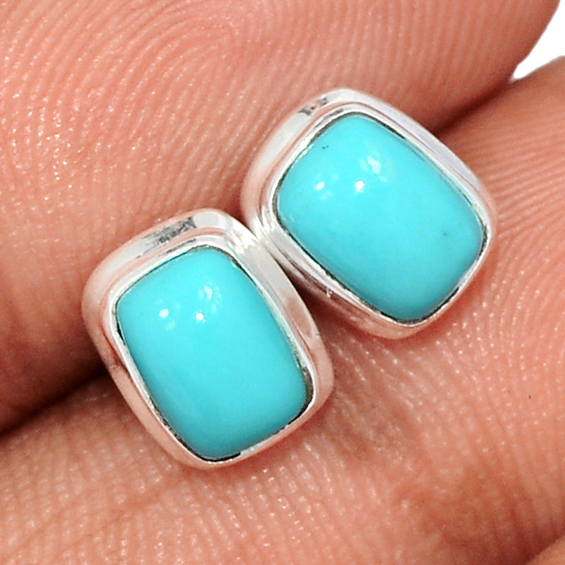 Natural Kingman Turquoise Studs - NKTS183